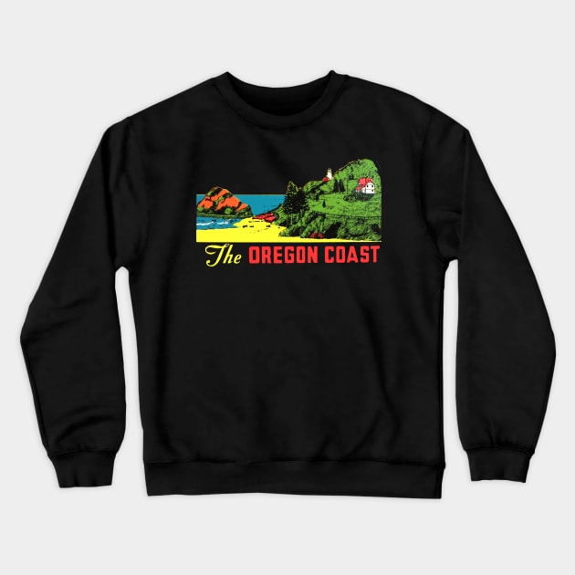 The Oregon Coast Vintage Crewneck Sweatshirt by Hilda74